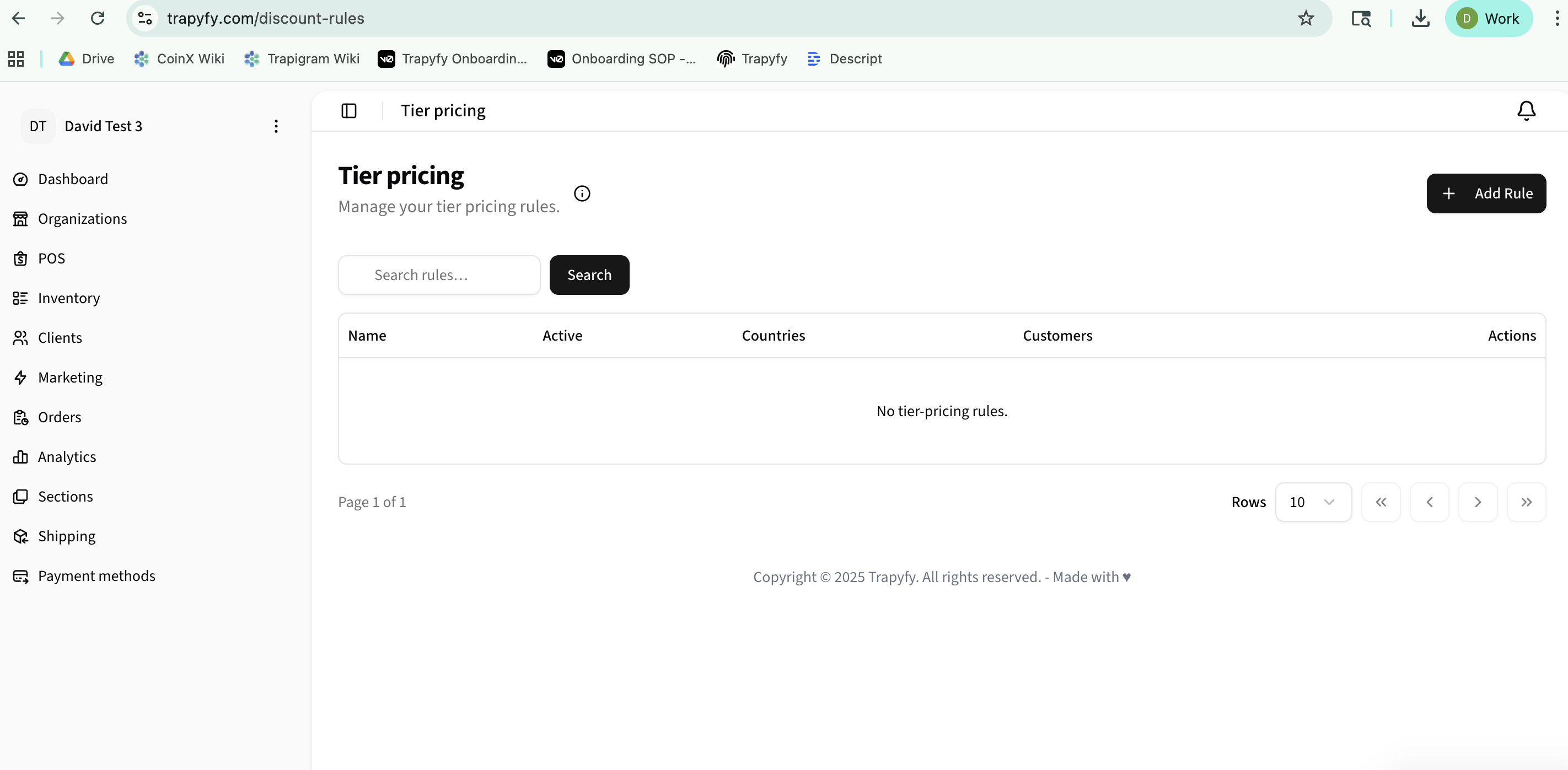 Tier pricing overview